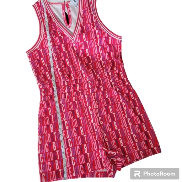 NWOT Juicy By Juicy Couture Towel Terry Sleeveless Romper Logo Print Size L - Picture 6 of 10